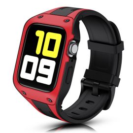 soft TPU strap sport band with frame case for iWatch apple watch