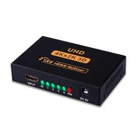 1 in 4 out 4K hdmi splitter hub adapter
