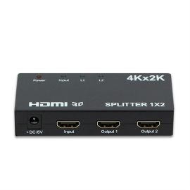 4K 1In 2 out HDMI splitter distributor hub video adapter