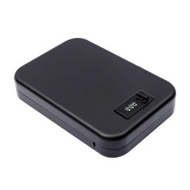 protable pistol jewelry password solid steel security box with key