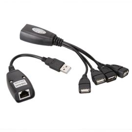 4 ports usb hub adapter to rj45 ethernet cat5e 6