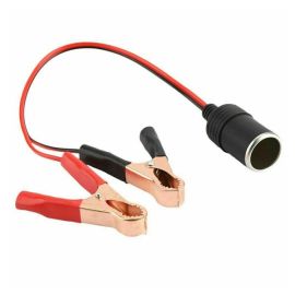 battery alligator clips 12-24V female car smoke lighter socket