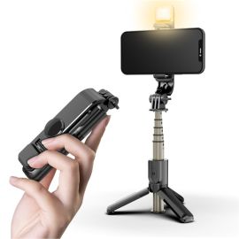 L10s wireless bluetooth selfie stick mini tripod shutter with fill light