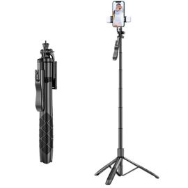 L16S wireless selfie stick tripod stand foldable monopod fill light