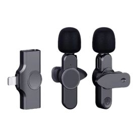 K9 wireless lavalier microphone noise reduction 1 receiver pair 2 mic
