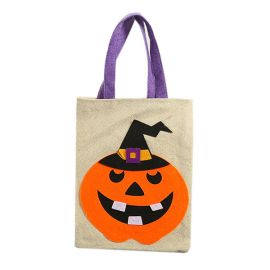 canvas halloween treat bags tote candy bag