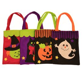 halloween trick or treat gift bags tote candy bag 