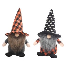 halloween dwarf decoration faceless doll
