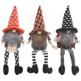 halloween long leg dwarft plush doll festival ornaments