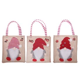 Christmas Santa Claus tote bag xmas candy gift bags