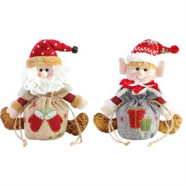 Christmas doll bag drawstring pouch