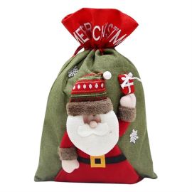 Christmas drawstring bags big size santa sacks