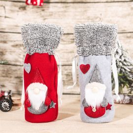 forester doll christmas wine bottle sleeve
