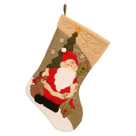 large cute cartoon christmas stockings window pendant gift bags