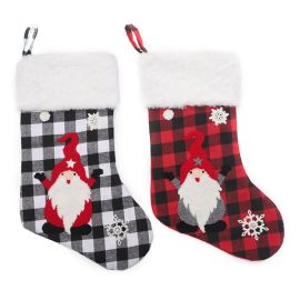latticed christmas stockings xmas gift sacks for kids