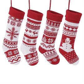 extra long knit christmas stockings 