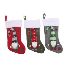 rudolph knitted christmas stockings xmas decoration