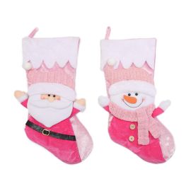 pink christmas stockings xmas decoration for kids