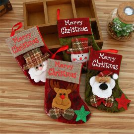 santa claus christmas stockings xmas tree decoration