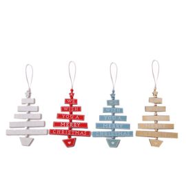 wooden pendant christmas hanging ornaments