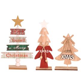 merry christmas sign snow xmas wooden ornaments