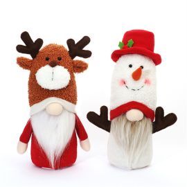11" lighted snowman elf tomte ornament christmas decoration