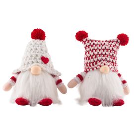 lighted xmas knitted gnome doll ornament christmas decoration