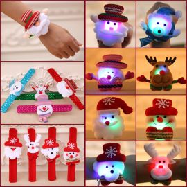 christmas clap circle glowing hand rings toy