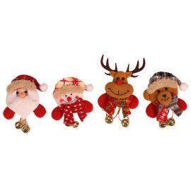 light up christmas brooch pins glowing xmas brooches