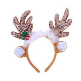 bling christmas antler headband reindeer ear xmas headbands