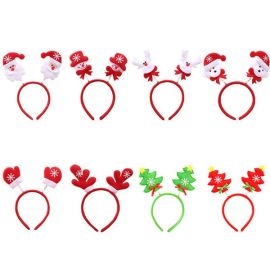 cute christmas headbands xmas hair hoops decoration