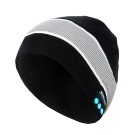 bluetooth music beanie wireless headset knitted hat