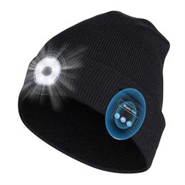 bluetooth headphone beaine LED lighting knitted hat