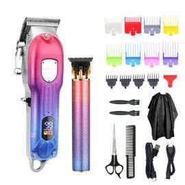 electric hair clipper trimmer set men shaver