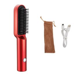 resuxi 2 in1 mini hair straightener heated comb