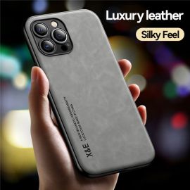 ultra-thin silky magnetic phone case for iphone 14 pro plus max
