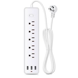 8 in 1 usb power strip 5 ac outlets 3 usb ports