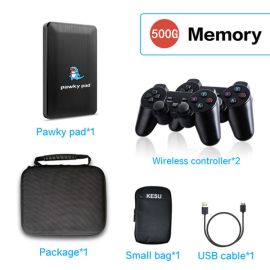 retro video game 4K 3D portable external game console