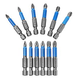 50mm hex shanked anti slip screwdriver bits magnetic head