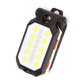 magnetic LED COB work light foldable flash light