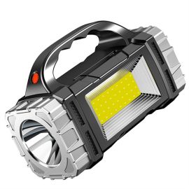 super bright rechargeable LED flashlight handheld COB working light