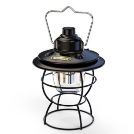 outdoor retro metal LED camping light tent lantern
