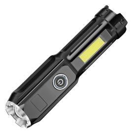zoomable flashlight rechargeable COB work light