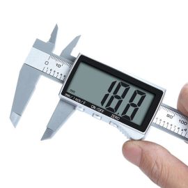 0-150mm plastic digital vernier caliper 6 inch lcd screen