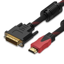 High Speed DVI to HDMI Adapter Cable 24+1 Pin Support 3D 1080P