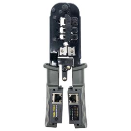RJ45 network cable crimper 8P6P4P tester ratchet tool