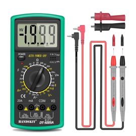 DT-9205a digital multimeter hd intelligent OHM NCV voltage meter