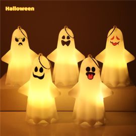 halloween ghost lamps LED light horror decor