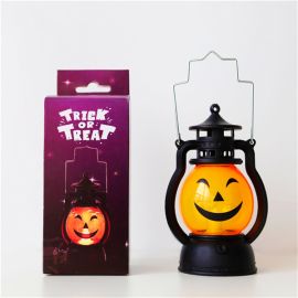 Halloween pumpkin lanterns electric candle led light decor 