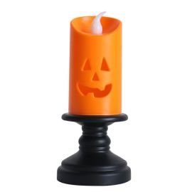 Halloween pumpkin candles led lamp